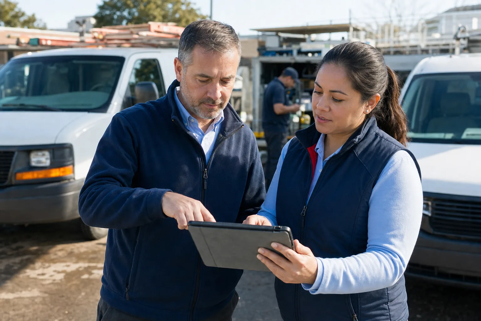 Operations team reviewing an ongoing quality assurance program